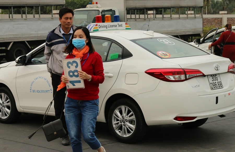 thi bằng lái xe b2 tại hà nội